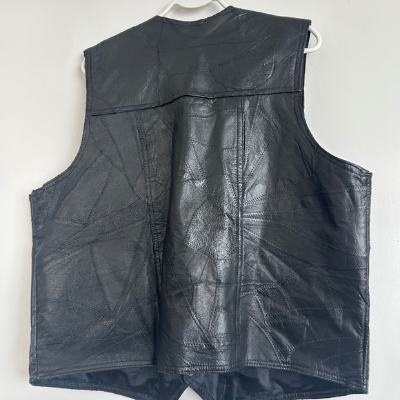 Southwest Territory Leather Vest - Picture 2 of 3